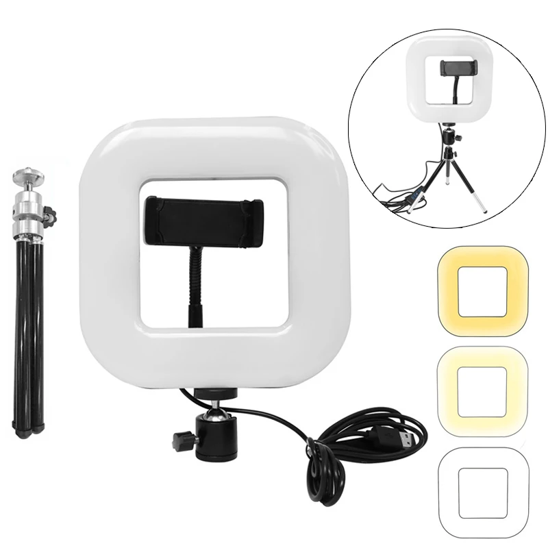 Square Ring Light 72/168pcs LED Photographic panoramic adjust Selfie Stick Studio Fill Lighting Lamp with Tripod
Square Ring Light 72/168pcs LED Photographic panoramic adjust Selfie Stick Studio Fill Lighting Lamp with Tripod