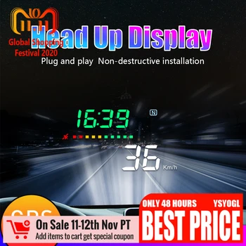 Universal Car speedometer Head Up Display A3 HUD GPS Satellite Speed Projector Auto accessories Digital Car Display For All Car 
Universal Car speedometer Head Up Display A3 HUD GPS Satellite Speed Projector Auto accessories Digital Car Display For All Car