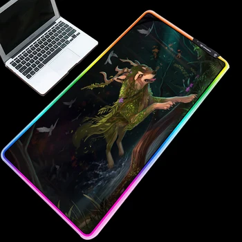 Mairuige RGB Mouse Pad Cold Light LED Color Lock USB Charging Fantasy Forest Wolf Anime Home Computer Desk Mat Laptop Carpet
Mairuige RGB Mouse Pad Cold Light LED Color Lock USB Charging Fantasy Forest Wolf Anime Home Computer Desk Mat Laptop Carpet