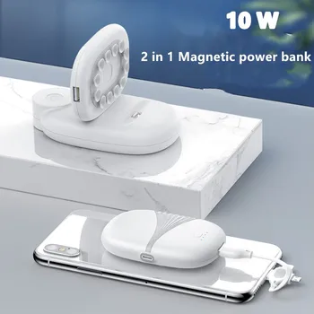 IPSKY 2 in 1Mini Power Bank Back Battery USB Micro Type-C Cable for iPhone 12 Samsung Xiaomi Portable PowerBank Magnetic Charger
IPSKY 2 in 1Mini Power Bank Back Battery USB Micro Type-C Cable for iPhone 12 Samsung Xiaomi Portable PowerBank Magnetic Charger