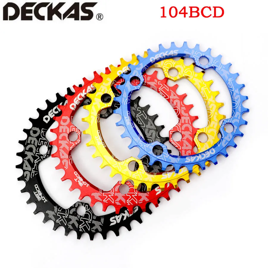 Звездочка зубчатая Deckas 104BCD для горного велосипеда 32T 34T 36T 38T 104 BCD | Спорт и