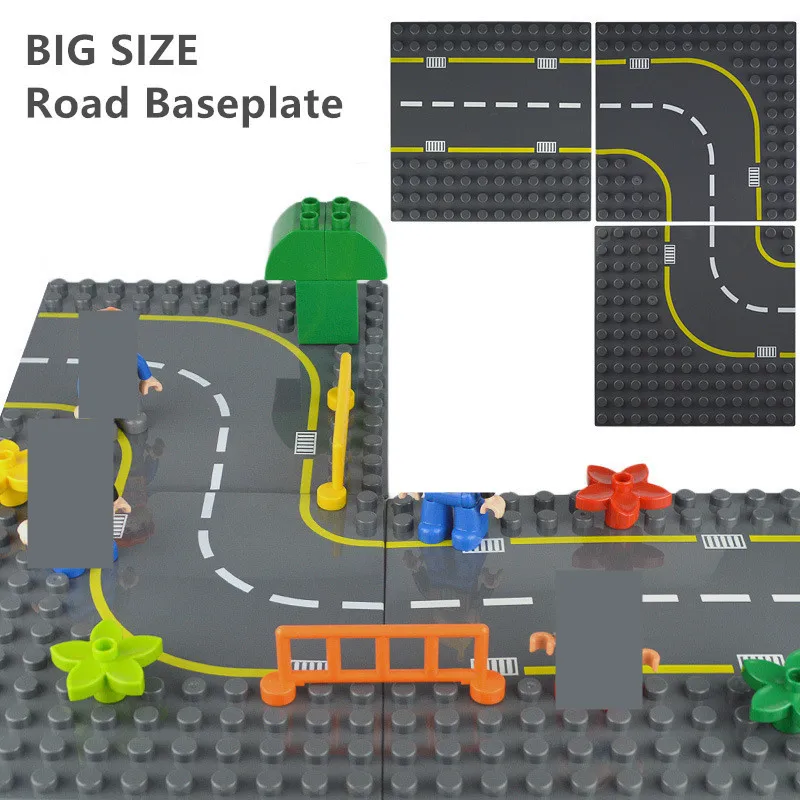 City Road Street Base Plate Straight Curve DIY Baseplate Building Blocks Sets LegoINGLs Duplo Kids Bricks Toys Lepinblocks
City Road Street Base Plate Straight Curve DIY Baseplate Building Blocks Sets LegoINGLs Duplo Kids Bricks Toys Lepinblocks