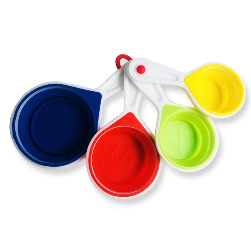 New Arrival Collapsible Measuring Cups Bakeware Sugar Flour Foldable Measuring Spoons 4 in 1 Kitchen Accessories
New Arrival Collapsible Measuring Cups Bakeware Sugar Flour Foldable Measuring Spoons 4 in 1 Kitchen Accessories