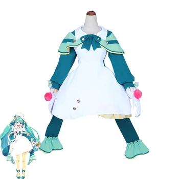 

Game VOCALOID Hatsune Miku Cosplay Costume Winter Miku Lolita Dress Halloween Carnival Uniforms Anime Cosplay Costumes