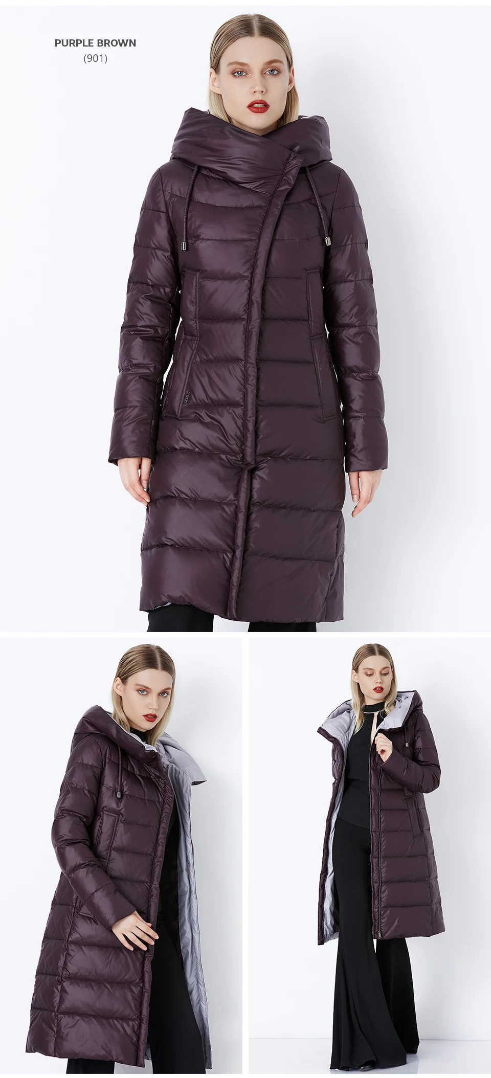 MIEGOFCE 2020 Coat Jacket Winter Womens Hooded Warm Parkas Bio Fluff Parka Coat Hight Quality Female New Winter Collection Hot