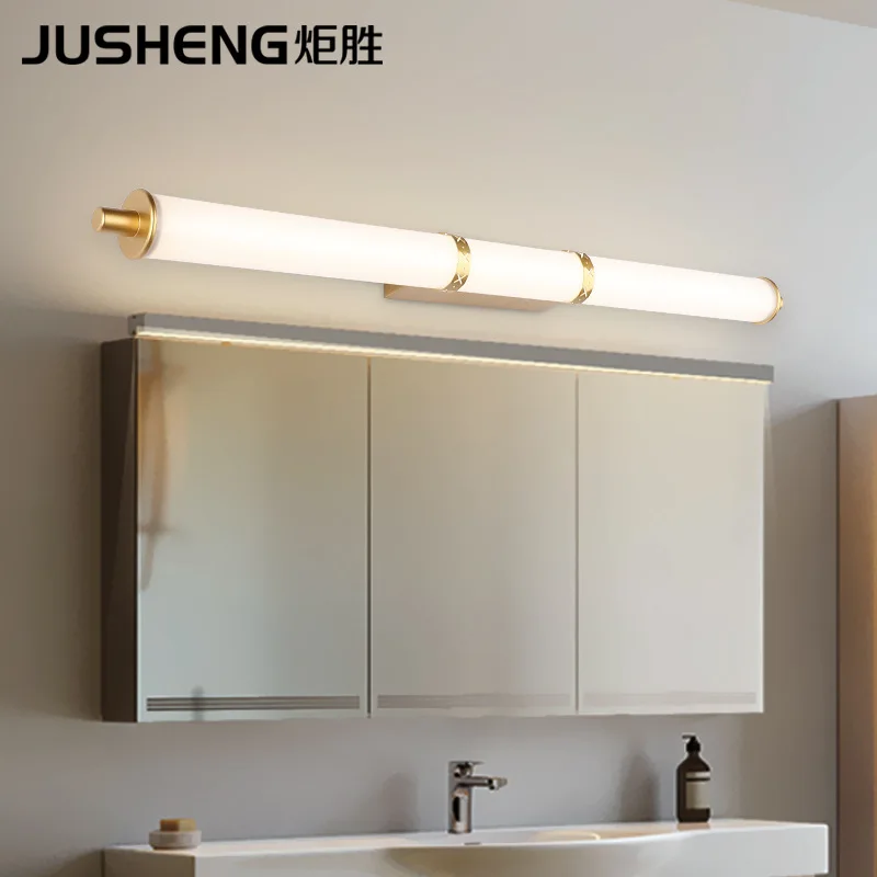 Ju sheng New Style American-Style LED Mirror Front Light Bathroom Moisture-Proof Gold jing zi deng Acrylic Tubular Bathroom Ligh
Ju sheng New Style American-Style LED Mirror Front Light Bathroom Moisture-Proof Gold jing zi deng Acrylic Tubular Bathroom Ligh
