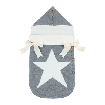 Baby Sleepsack Stoller Envelope Kids Wrap Infant Knitted Sleeping Bag Knitted Baby Blanket Patterns Swaddle Sleeping Sack