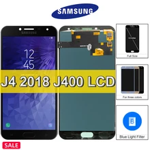 Écran tactile LCD de remplacement, 5.5 pouces, avec luminosité réglable, pour Samsung Galaxy J4 2018 J400 J400F/DS=