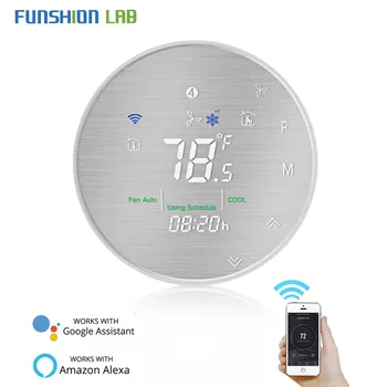WiFi Smart Heat Pump 24V Thermostat Temperature Controller Smart Life/Tuya APP Remote Control,Works with Alexa Google Home
WiFi Smart Heat Pump 24V Thermostat Temperature Controller Smart Life/Tuya APP Remote Control,Works with Alexa Google Home