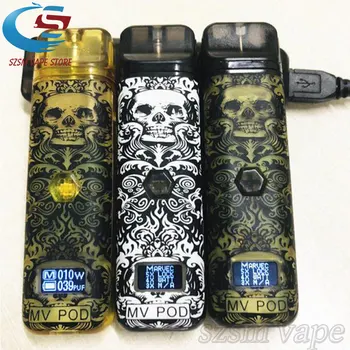 Electronic cigarette MV smoke POD Kit Built-in 400mAh battery Tank 2ML Capacity ABS+PC Material adjustable E cigarette vape pen
Electronic cigarette MV smoke POD Kit Built-in 400mAh battery Tank 2ML Capacity ABS+PC Material adjustable E cigarette vape pen