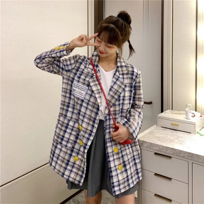 Photo Shoot Net Price ~ Early Autumn New Style Retro CHIC Color Plaid by Age Western Style Suit Jacket Women's
Photo Shoot Net Price ~ Early Autumn New Style Retro CHIC Color Plaid by Age Western Style Suit Jacket Women's
