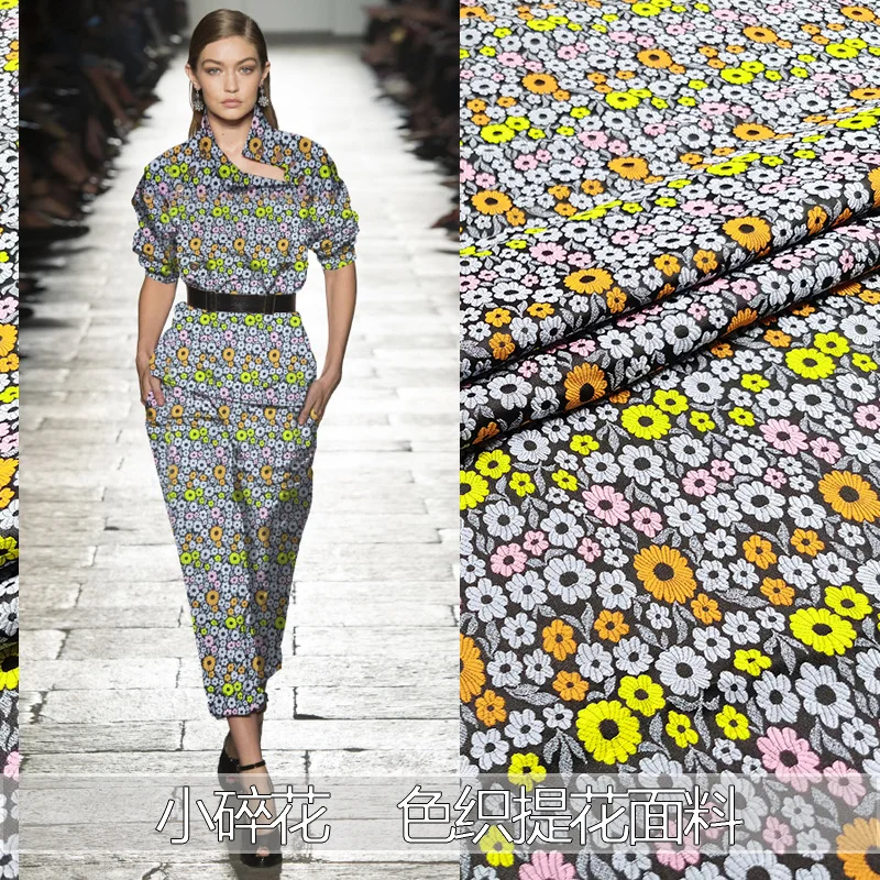 100x150cm Small Floral Printed Polyester Brocade Jacquard Fabric for Woman Autumn Winter Dress Windbreaker Coat DIY Sewing
100x150cm Small Floral Printed Polyester Brocade Jacquard Fabric for Woman Autumn Winter Dress Windbreaker Coat DIY Sewing