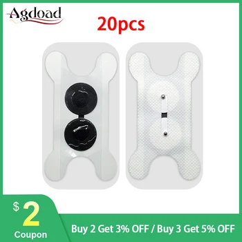 20pcs Electrode Pads Throat Swallowing Disorder Test Patch with Plug for Swallowing Physical Therapy Machine Nerve Stimulator
20pcs Electrode Pads Throat Swallowing Disorder Test Patch with Plug for Swallowing Physical Therapy Machine Nerve Stimulator