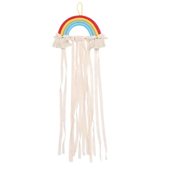 1pc DIY Weaving Pendant Rainbow Craft Decor Hanging Ornament Wall Decoration for Bedroom Nursery
1pc DIY Weaving Pendant Rainbow Craft Decor Hanging Ornament Wall Decoration for Bedroom Nursery