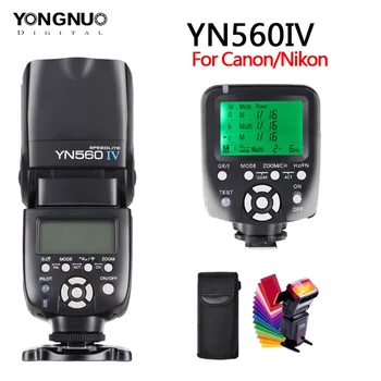 YONGNUO YN560IV YN560 IV 2.4GHZ Wireless Flash Speedlite Transceiver Integrated + YN560TX II trigger transmitter for Canon Nikon 
YONGNUO YN560IV YN560 IV 2.4GHZ Wireless Flash Speedlite Transceiver Integrated + YN560TX II trigger transmitter for Canon Nikon