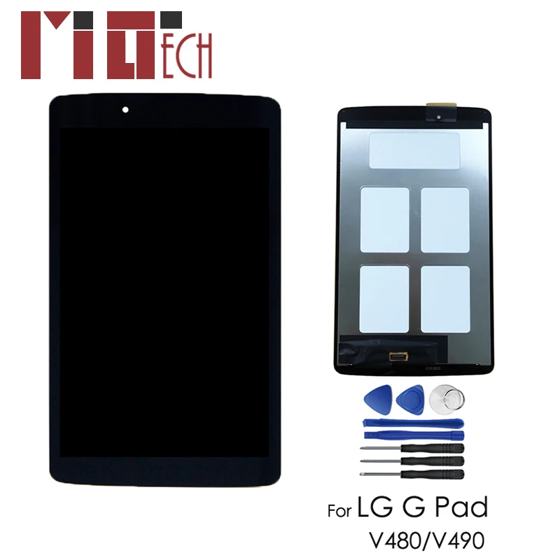 LCD Display For LG G Pad V480 V490 8.0 inch Matrix Touch Screen Digitizer Panel Sensor Glass Tablet Assembly Replacement Black
LCD Display For LG G Pad V480 V490 8.0 inch Matrix Touch Screen Digitizer Panel Sensor Glass Tablet Assembly Replacement Black