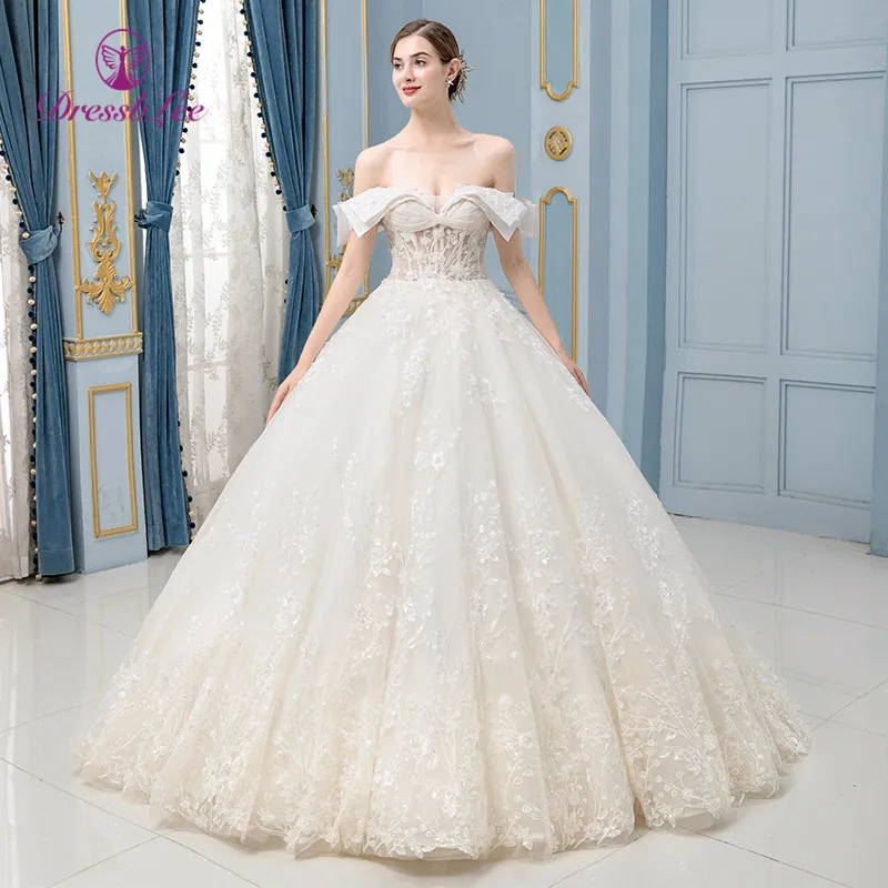 Vintage Ball Gown Wedding Dress Plus Size Sparkly Crystal Beaded Bridal Dresses Off The Shoulder Long Train Wedding Gown
Vintage Ball Gown Wedding Dress Plus Size Sparkly Crystal Beaded Bridal Dresses Off The Shoulder Long Train Wedding Gown