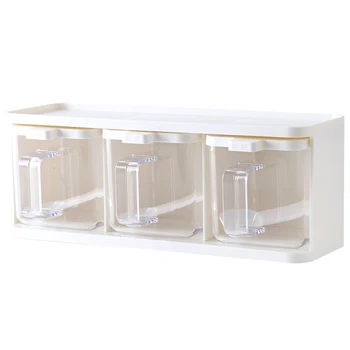 Vertically Rotatable Storage Seasoning Boxes Spice Jar Bottle With Handle And Spoon Kitchen Storage Container Herb Spice Tools
Vertically Rotatable Storage Seasoning Boxes Spice Jar Bottle With Handle And Spoon Kitchen Storage Container Herb Spice Tools
