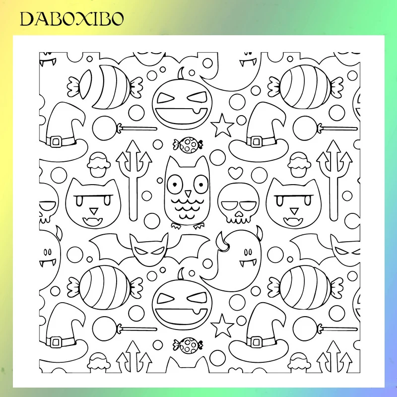 DABOXIBO Q Version Halloween Clear Stamps For DIY Scrapbooking/Card Making/Photo Album Silicone Decorative Crafts13X13
DABOXIBO Q Version Halloween Clear Stamps For DIY Scrapbooking/Card Making/Photo Album Silicone Decorative Crafts13X13