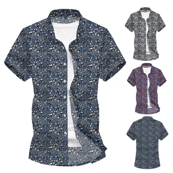 Summer New Arrival Shirts Men 2019 Fashion Print Short Sleeve Hawaiian Shirt Male Casual Flower Slim Beach Shirts Plus M-3XL
Summer New Arrival Shirts Men 2019 Fashion Print Short Sleeve Hawaiian Shirt Male Casual Flower Slim Beach Shirts Plus M-3XL