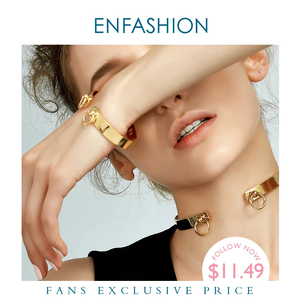 

Enfashion Circle Ring Bracelet manchette Noeud Armband Rose Gold Plated Bangles Bracelets For Women Cuff Bracelets pulseiras