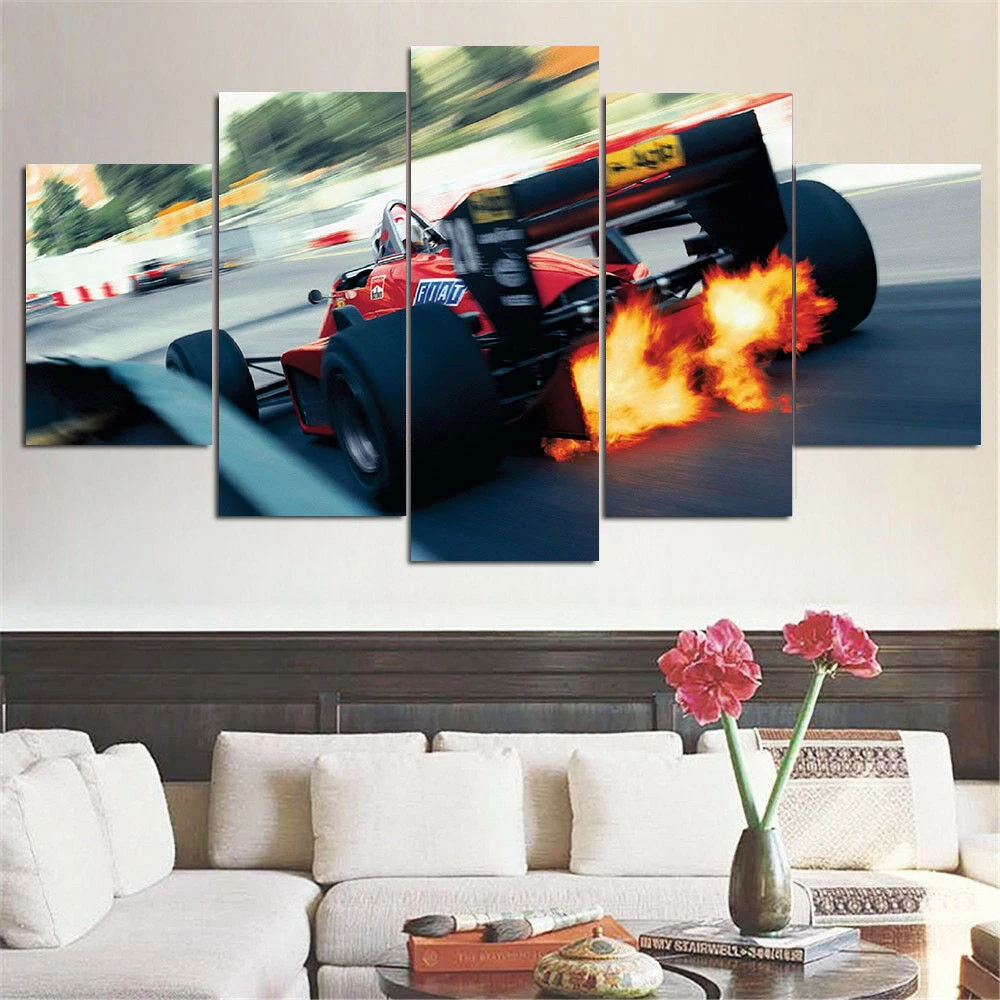 5 Panel Formula 1 F1 Vettel Raikkonen Posters Decorative Canvas Wall Art Pictures Decoration Living Room Home Decor
5 Panel Formula 1 F1 Vettel Raikkonen Posters Decorative Canvas Wall Art Pictures Decoration Living Room Home Decor