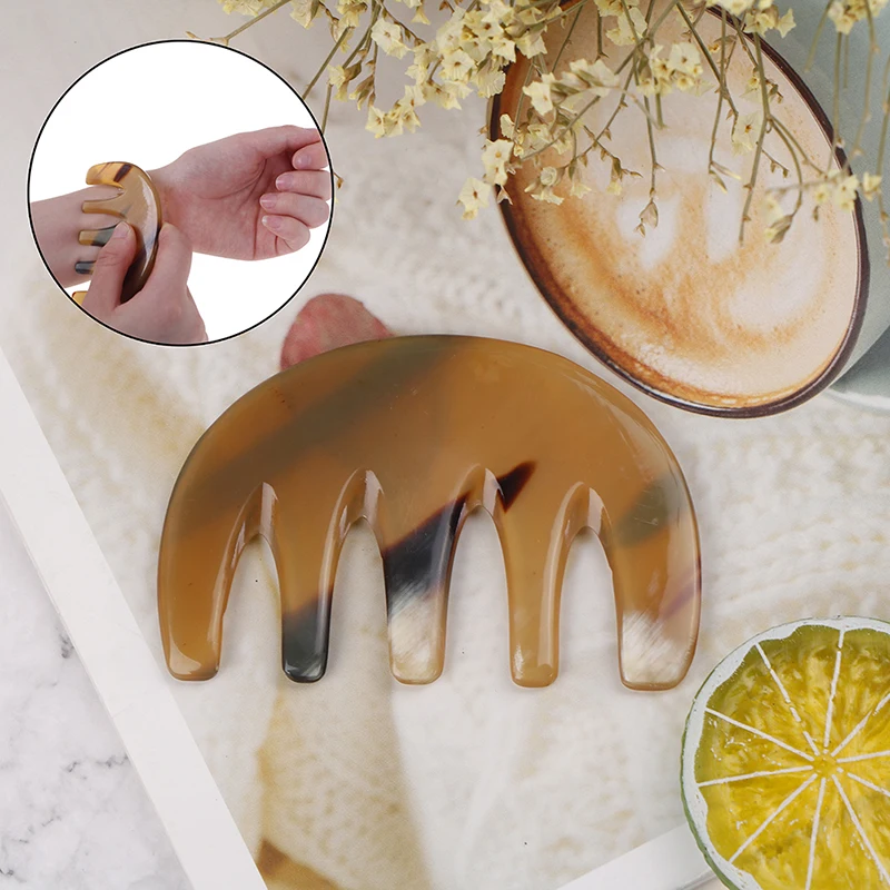 1PCS Horn Massage Comb Scrapping Comb Durable Smooth Ox Horn Five-tooth Massage Comb Scrapping Tool Massage Board
1PCS Horn Massage Comb Scrapping Comb Durable Smooth Ox Horn Five-tooth Massage Comb Scrapping Tool Massage Board