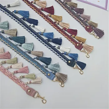 120cm tassel Weave bag strap handle accessories DIY Crossbody bag belt
120cm tassel Weave bag strap handle accessories DIY Crossbody bag belt