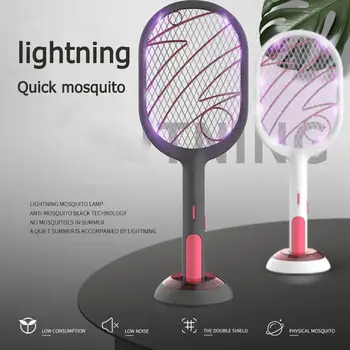 USB Rechargeable Electric Fly Swatter Fly Swatter Insect Fly Hand Racket Fly Swatter Home Trap Electric Bug Racket
USB Rechargeable Electric Fly Swatter Fly Swatter Insect Fly Hand Racket Fly Swatter Home Trap Electric Bug Racket