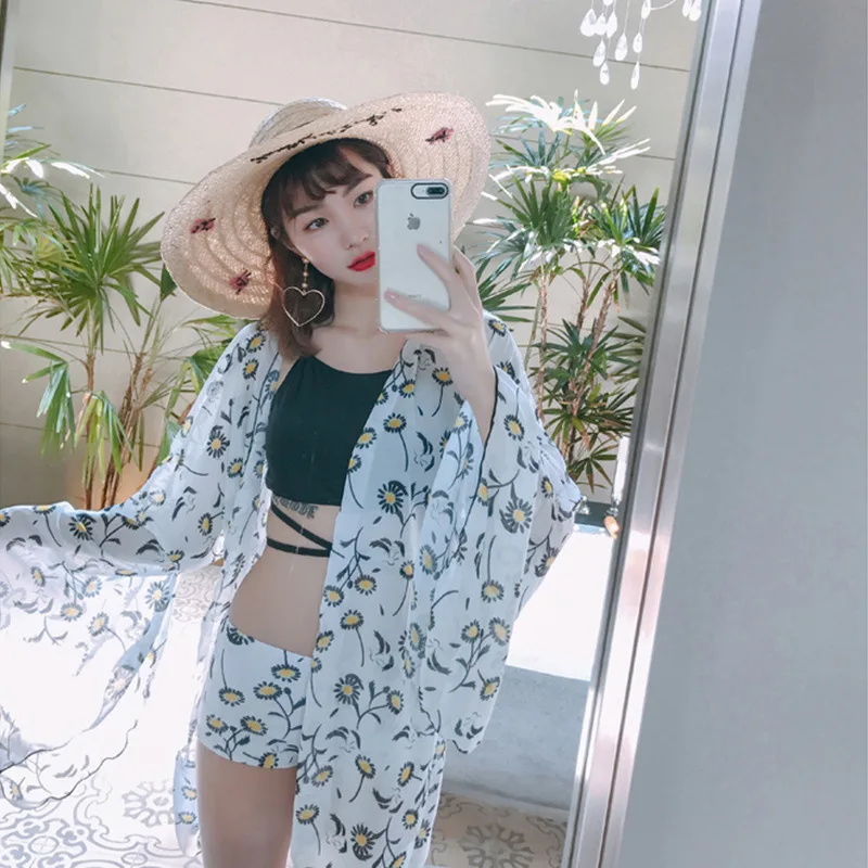 Betis Women's Three-piece Set Split Type Small Bust Gathering Boxers Long Sleeve Blouse-GIRL'S Hot Springs Bathing Suit
Betis Women's Three-piece Set Split Type Small Bust Gathering Boxers Long Sleeve Blouse-GIRL'S Hot Springs Bathing Suit