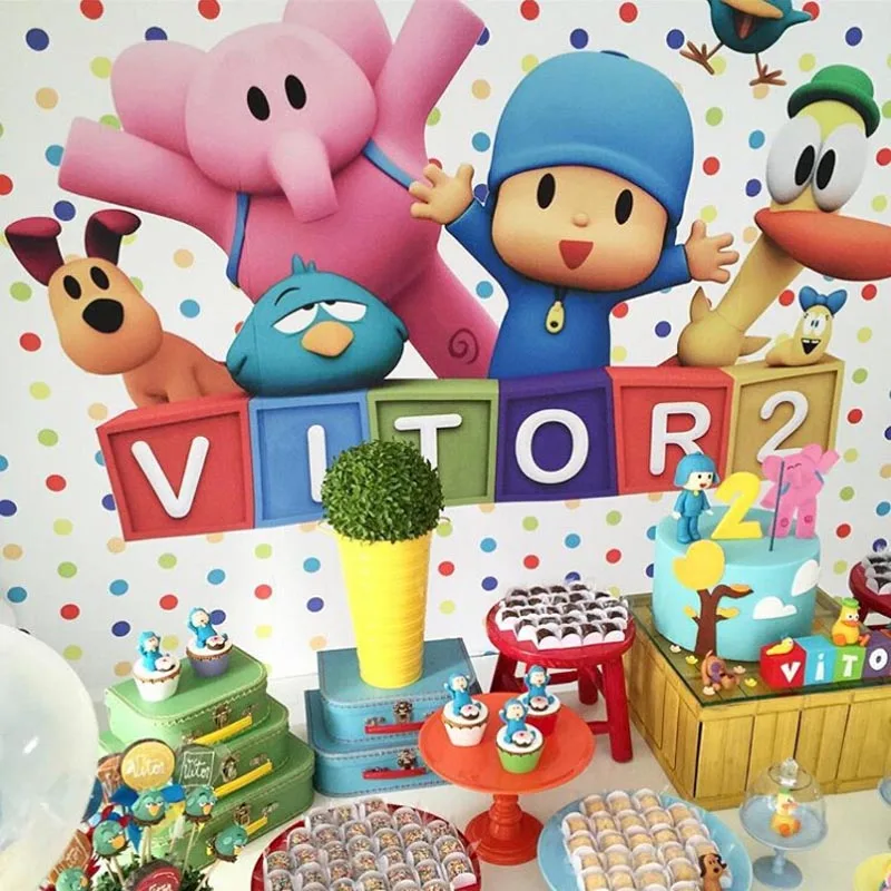 Cartoon Pocoyo Birthday Party Backdrop for Photo Studio Colorful Balloon Photography Backdrop Photo Telon Fondo Para Fotografia
Cartoon Pocoyo Birthday Party Backdrop for Photo Studio Colorful Balloon Photography Backdrop Photo Telon Fondo Para Fotografia