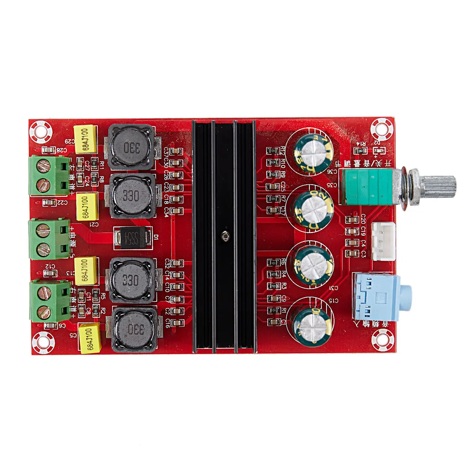 TDA3116D2 Digital Audio Power Amp 100W x2 2.0 Stereo Class D HIFI amplifier DC 12V 24V XH-M190 D3-007
TDA3116D2 Digital Audio Power Amp 100W x2 2.0 Stereo Class D HIFI amplifier DC 12V 24V XH-M190 D3-007