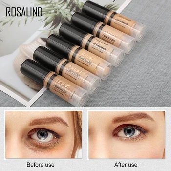 6 Colors Full Cover Liquid Concealer Makeup Eye Dark Circles Cream Face Corrector Contour Waterproof Make Up Base Cosmetic TSLM1
6 Colors Full Cover Liquid Concealer Makeup Eye Dark Circles Cream Face Corrector Contour Waterproof Make Up Base Cosmetic TSLM1