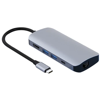 USB C Hub Adapter with PD Charging 4K USB C to HDMI Multiport USB 3.0 Ports SD/TF Cards Reader for iPad
USB C Hub Adapter with PD Charging 4K USB C to HDMI Multiport USB 3.0 Ports SD/TF Cards Reader for iPad