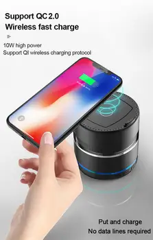Bluetooth Speaker With Wireless Charging Mobile Phone Holder HIFI Multifunctional Portable TF Card U Disk Bluetooth 5.0 Speaker 
Bluetooth Speaker With Wireless Charging Mobile Phone Holder HIFI Multifunctional Portable TF Card U Disk Bluetooth 5.0 Speaker