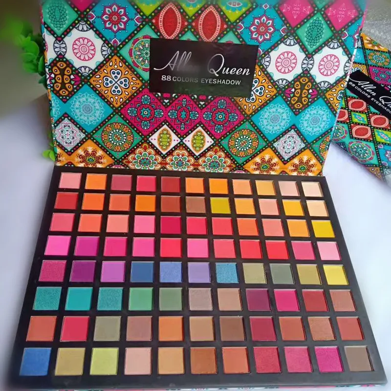 Brand 88 Colors Eyeshadow Palette Glitter Metallic Makeup Natural Brilliant Beauty Eye Shadow Kit Multi color eye shadow disc
Brand 88 Colors Eyeshadow Palette Glitter Metallic Makeup Natural Brilliant Beauty Eye Shadow Kit Multi color eye shadow disc