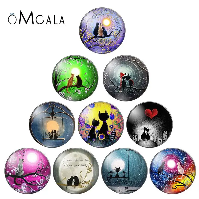 Cartoon Lovely Lovers Cats Animals 10pcs 8mm/10mm/12mm/16mm/18mm/25mm Round photo glass cabochon demo flat back Making findings
Cartoon Lovely Lovers Cats Animals 10pcs 8mm/10mm/12mm/16mm/18mm/25mm Round photo glass cabochon demo flat back Making findings