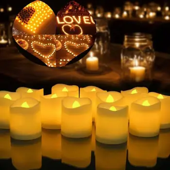 Battery Operated LED Tea Lights Candles Flameless Flickering Weeding Decor Candles Home Decoration Birthday Candle
Battery Operated LED Tea Lights Candles Flameless Flickering Weeding Decor Candles Home Decoration Birthday Candle