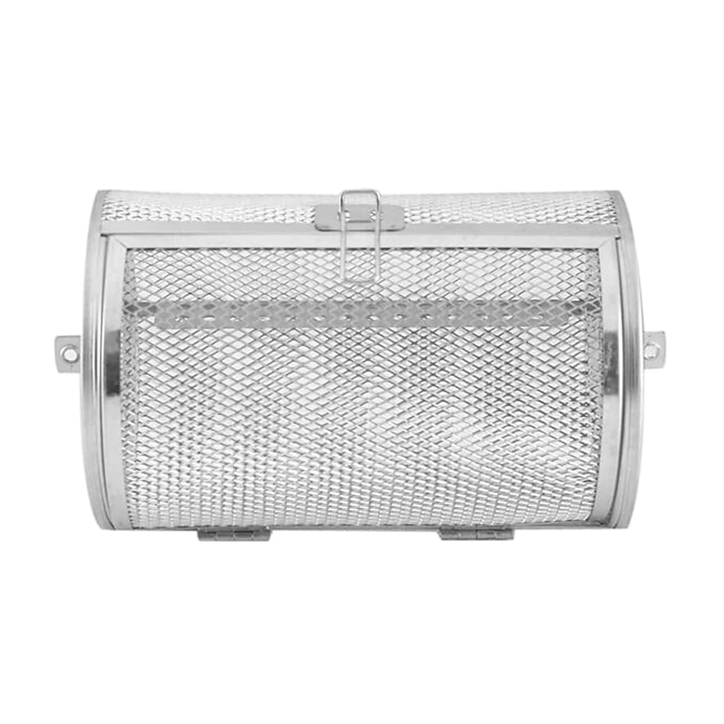 Stainless Steel Rotisserie Grill Roaster Drum Oven Basket Baking fit for Coffee Beans Peanut BBQ Stainless Steel Rotisserie Grill Roaster Drum Oven Basket Baking fit for Coffee Beans Peanut BBQ