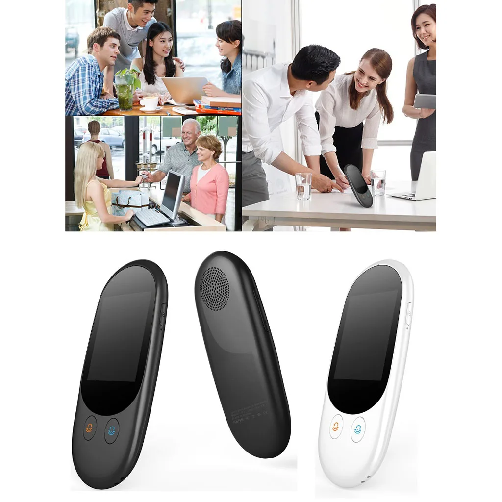 52 Languages Smart Voice Translator 2.4 Inch Screen WIFI Offline Use White 52 Languages Smart Voice Translator 2.4 Inch Screen WIFI Offline Use White