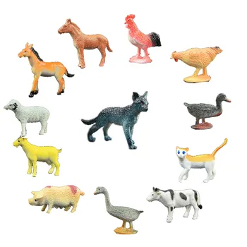 12 PCs/set Simulation Poultry Miniature Figurines Mini Plastic Action Figure Intelligence Animal Model Ornaments For Kid Toy
12 PCs/set Simulation Poultry Miniature Figurines Mini Plastic Action Figure Intelligence Animal Model Ornaments For Kid Toy