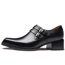 Mans Leather Shoes High Heels Casual Mens Square Head Slip-On Daily Breathable Office Work
Mans Leather Shoes High Heels Casual Mens Square Head Slip-On Daily Breathable Office Work
