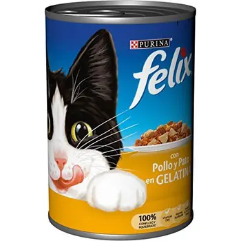 Purina Felix Dosenfutter Huhn/ente 400 GR 
Purina Felix Dosenfutter Huhn/ente 400 GR