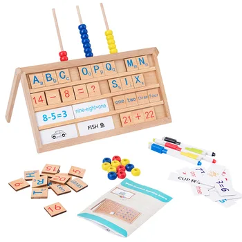 Wholesale Children's Wooden Multifunctional Learning Board Scribble Painting Digital Cognitive Wooden Puzzle Word Spelling
Wholesale Children's Wooden Multifunctional Learning Board Scribble Painting Digital Cognitive Wooden Puzzle Word Spelling