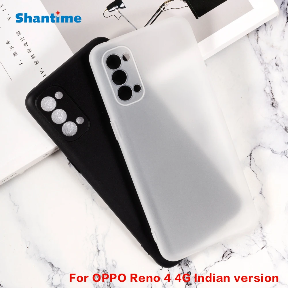 Силиконовый защитный чехол для телефона OPPO Reno 4 4G индийская версия гелевый пудинг
