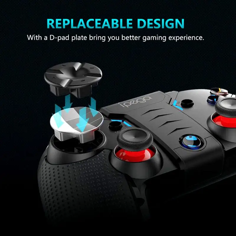 Ipega PG-9099 Wolverine Bluetooth Gaming Controller Dual Motor Turbo Gamepad support 6.2in Smart Phone switch for Android
Ipega PG-9099 Wolverine Bluetooth Gaming Controller Dual Motor Turbo Gamepad support 6.2in Smart Phone switch for Android