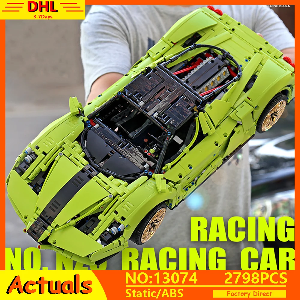 Technic Super Racing Car Series The 1:8 Ferrarirs Enzo 42115 Car Model MOC-46921 Building Blocks Bricks Toys Kids Christmas Gift
Technic Super Racing Car Series The 1:8 Ferrarirs Enzo 42115 Car Model MOC-46921 Building Blocks Bricks Toys Kids Christmas Gift