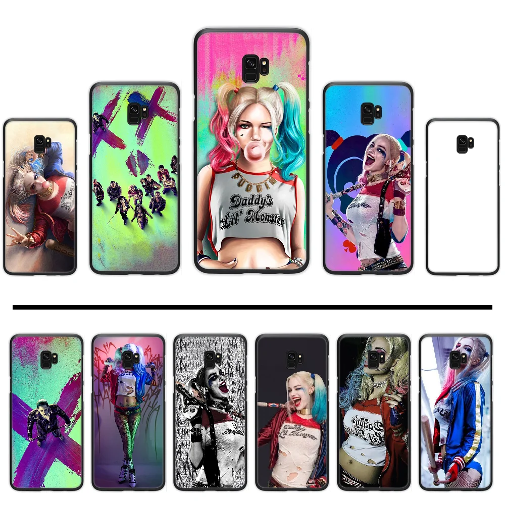 Harley Quinn Suicide Squad Soft Silicone Black Phone Case For Samsung Galaxy S5 S6 S7 S8 S9 S10 S10e S20 edge plus lite | Мобильные