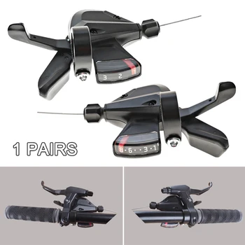 1 Pair MTB Bike Shifter Lever 8/24 Speed Cable Trigger Compatible for Shimano SL-M310 THJ99
1 Pair MTB Bike Shifter Lever 8/24 Speed Cable Trigger Compatible for Shimano SL-M310 THJ99