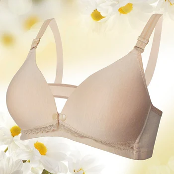 Hot Selling Maternity Underwear Solid Nursing Bra Breastfeeding Bra Front Opening Buckle Wire Free
Hot Selling Maternity Underwear Solid Nursing Bra Breastfeeding Bra Front Opening Buckle Wire Free